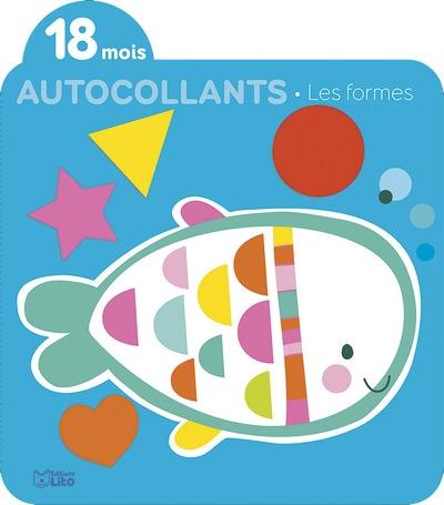 Le poisson : les formes, autocollants : 18 mois