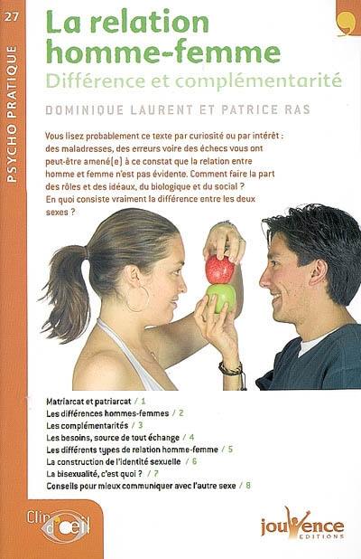 La relation homme-femme : différence et complémentarité