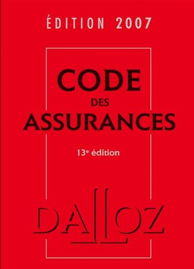 Code des assurances 2007