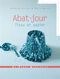 Abat-jour : tissu et papier