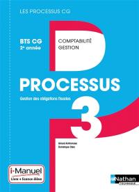 Processus 3, Gestion des obligations fiscales : BTS CG 2e année comptabilité gestion