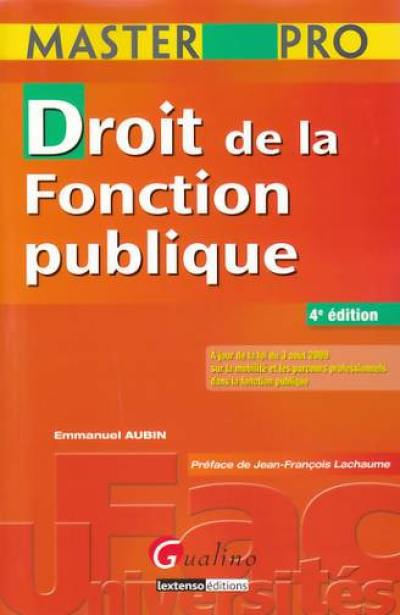 Droit de la fonction publique