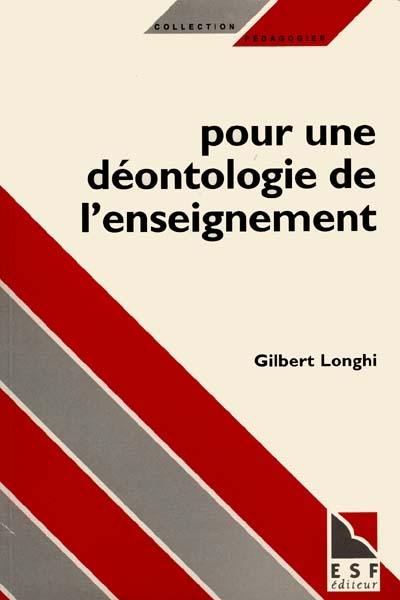 Pour une déontologie de l'enseignement