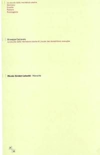 Giuseppe Caccavale, L'école des dentellières aveugles : dessins, verres plaqués creusés : exposition, Marseille, Musée Grobet-Labadié, 28 juin-29 septembre 2002. Giuseppe Caccavale, La scuola delle merlettaie cieche