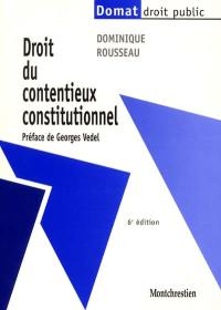 Droit du contentieux constitutionnel