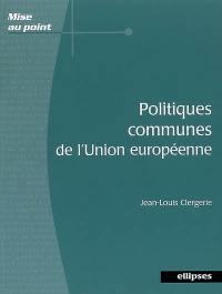 Politiques communes de l'Union européenne