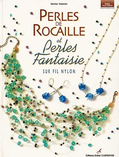 Perles de rocaille et perles fantaisie sur fil nylon