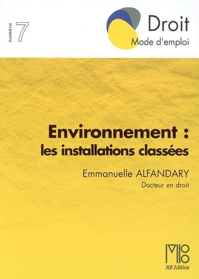 Environnement : les installations classées