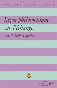 Leçon philosophique sur l'échange