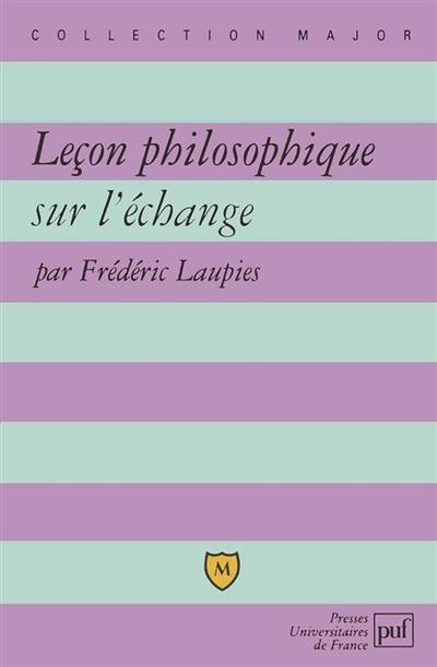 Leçon philosophique sur l'échange