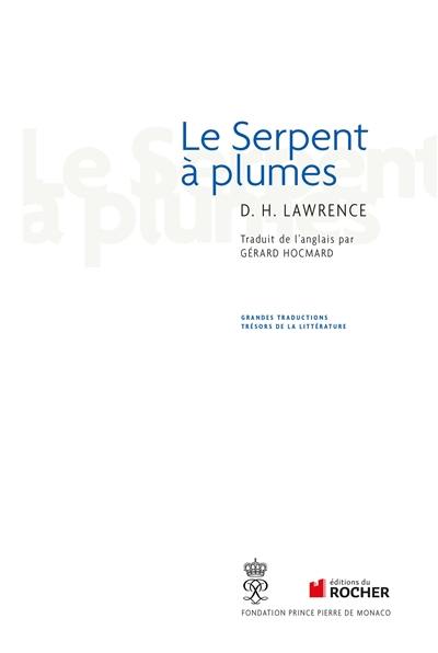 Le serpent à plumes