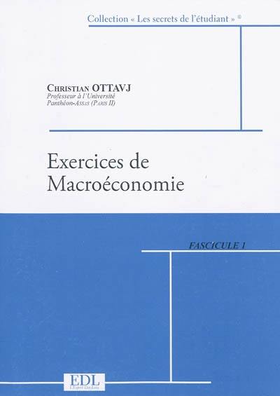 Exercices de macroéconomie