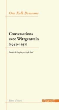 Conversations avec Wittgenstein : 1949-1951