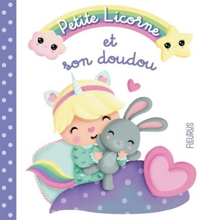 Petite licorne. Petite licorne et son doudou