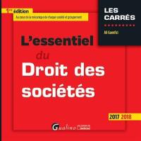 L'essentiel du droit des sociétés : 2017-2018