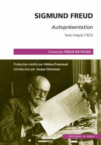 Autoprésentation : texte intégral (1925)