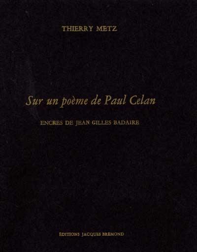 Sur un poème de Paul Celan