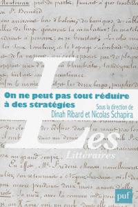 On ne peut pas tout réduire à des stratégies : pratiques d'écriture et trajectoires sociales