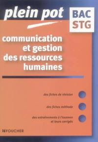 Communication et gestion des ressources humaines, bac STG