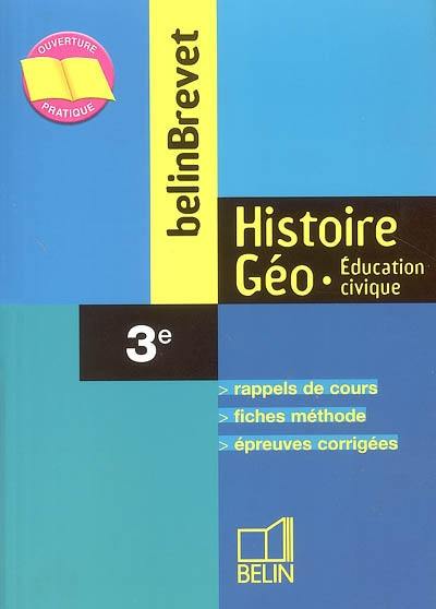 Histoire-géo, éducation civique 3e