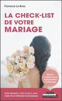 La check-list de votre mariage