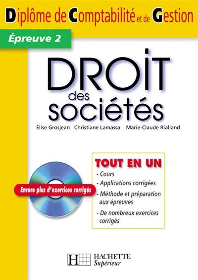 Droit des sociétés, épreuve 2