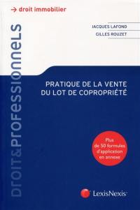 Pratique de la vente du lot de copropriété