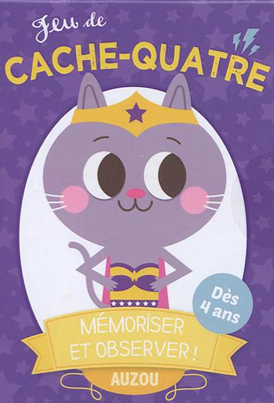 Jeu de cache-quatre : mémoriser et observer !