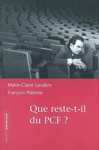 Que reste-t-il du PCF ?