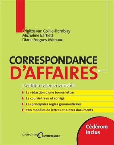 Correspondance d'affaires