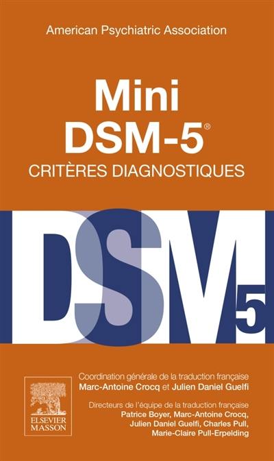 Mini DSM-5, critères diagnostiques