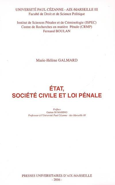 Etat, société civile et loi pénale