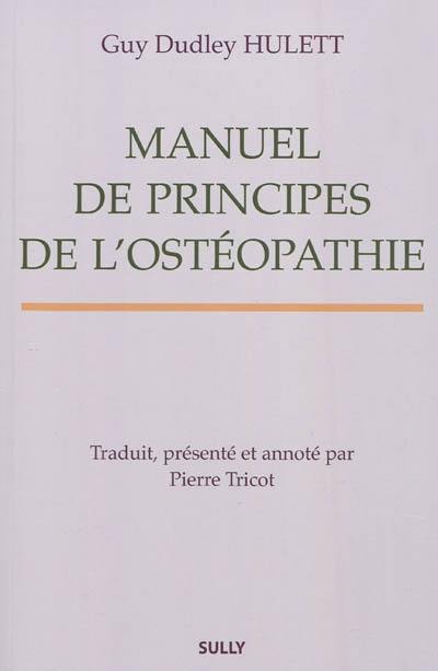 Manuel de principes de l'ostéopathie