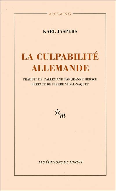 La culpabilité allemande