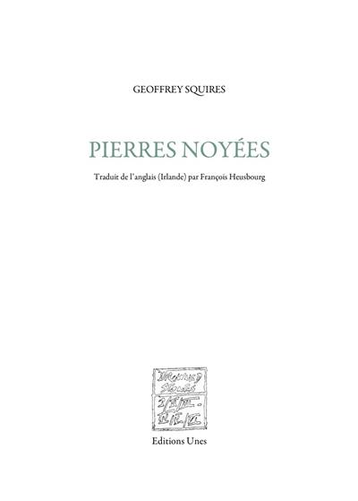 Pierres noyées