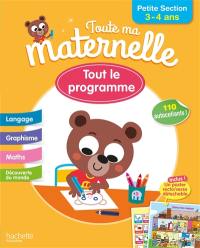 Toute ma maternelle, petite section, 3-4 ans : tout le programme