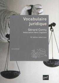 Vocabulaire juridique