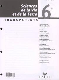 Science de la vie et de la Terre 6e : transparents