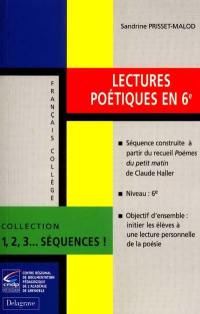 Lectures poétiques en 6e