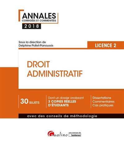 Droit administratif : licence 2 : 2018