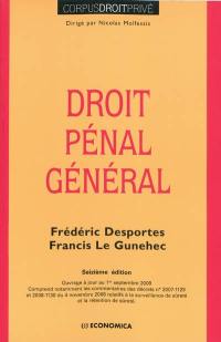 Droit pénal général