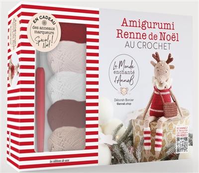 Renne de Noël au crochet : coffret amigurumi