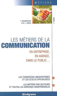 Les métiers de la communication : en entreprise, en agence, dans le public...