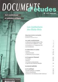 Les institutions des États-Unis