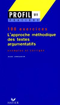 Approche méthodique des textes argumentatifs