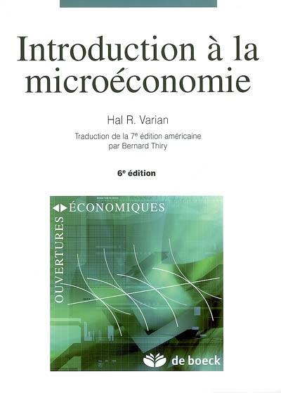 Introduction à la microéconomie