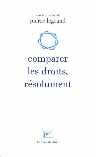 Comparer les droits, résolument