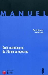 Droit institutionnel de l'Union européenne