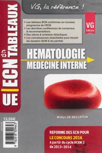 Hématologie, médecine interne