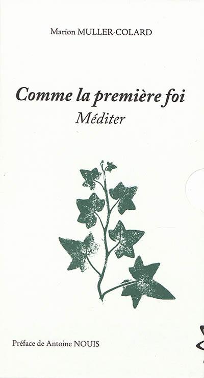 Coffret Comme la première foi